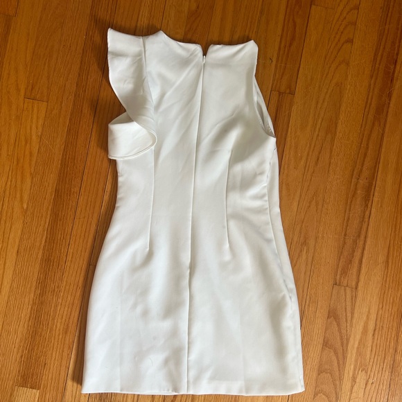 Lulu’s One Shoulder Ruffle Dress - Picture 3 of 4